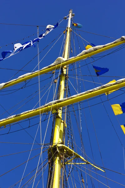 Mastsna av segelbåt — Stockfoto