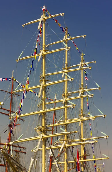 Masten van zeilschip — Stockfoto