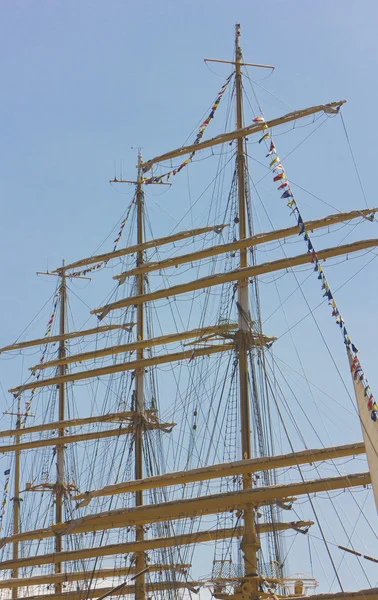 Masten des Segelschiffs — Stockfoto