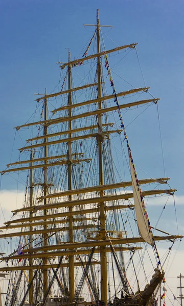 Masten van zeilschip — Stockfoto