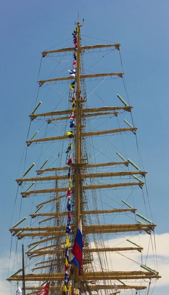 Mastros do navio à vela — Fotografia de Stock
