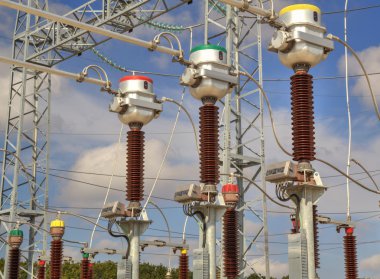 Yüksek gerilim Şalt elektrik alt istasyonlar içinde