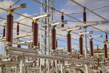 Yüksek gerilim Şalt elektrik alt istasyonlar içinde