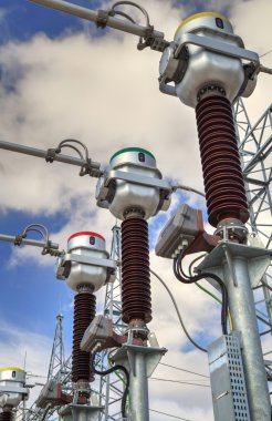 Yüksek gerilim Şalt elektrik alt istasyonlar içinde
