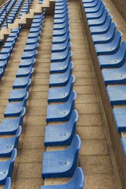 Stadı mavi koltuklar