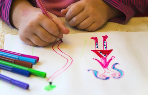 Children's drawing — Stock Photo, Image