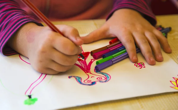 Tekenen voor kinderen — Stockfoto