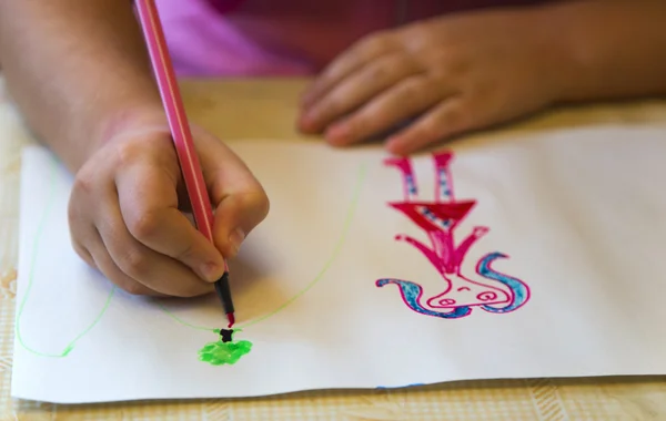 Tekenen voor kinderen Rechtenvrije Stockafbeeldingen