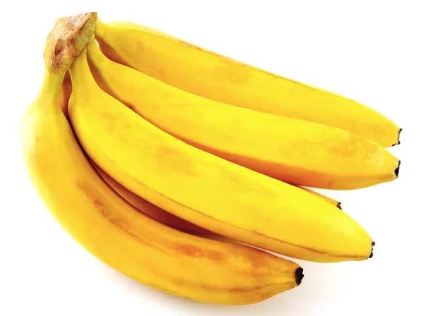 흰색으로 분리 된 바나나 — 스톡 사진