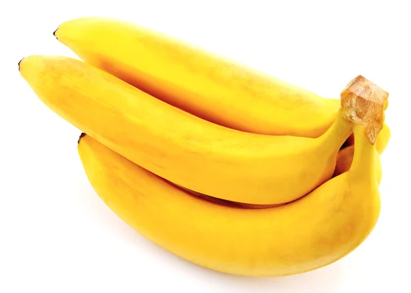 Bananen geïsoleerd op wit — Stockfoto