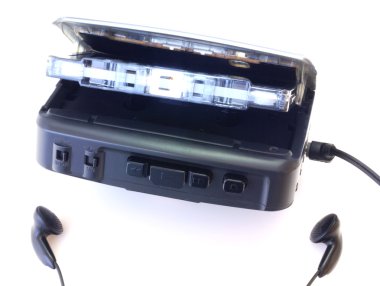 Walkman ve ses bandı izole