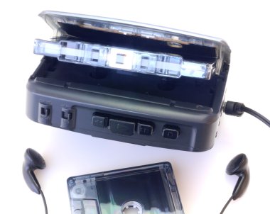 Walkman ve ses bandı izole