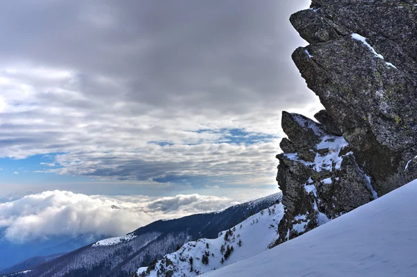 Vinterbergslandskap — Stockfoto