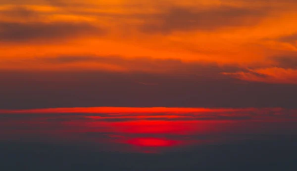 Pôr do sol colorido — Fotografia de Stock