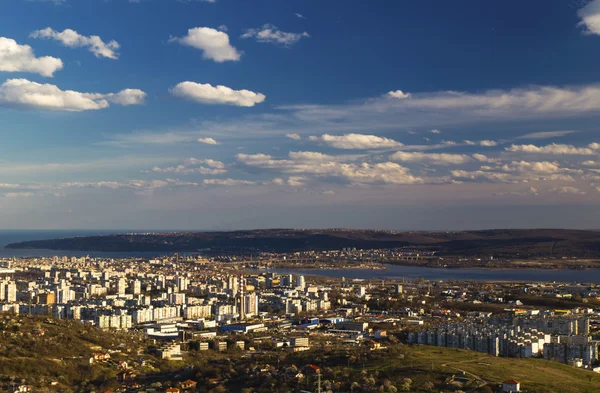 Cityscape over Varna city, Bulgaria — Stock Photo, Image