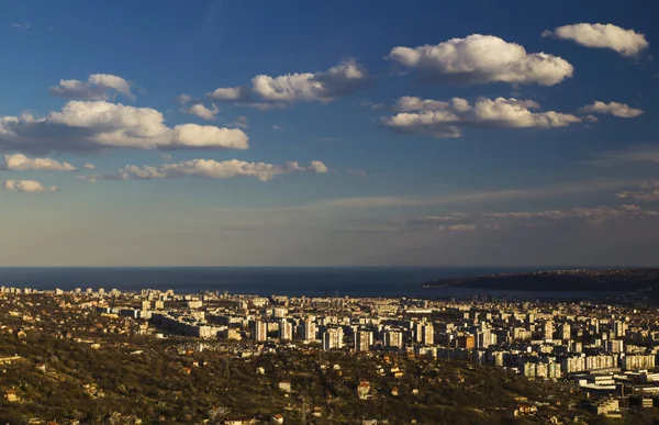 Cityscape over Varna city, Bulgaria — Stock Photo, Image