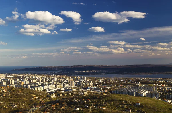 Cityscape over Varna city, Bulgaria — Stock Photo, Image