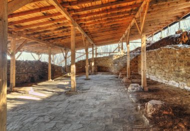 Ruins of an ancient fortress