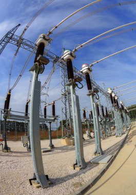 Yüksek gerilim Şalt elektrik alt istasyonlar içinde
