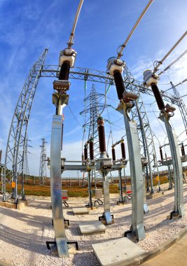 Yüksek gerilim Şalt elektrik alt istasyonlar içinde