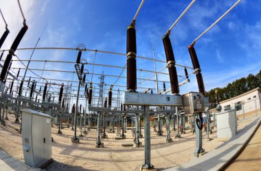 Yüksek gerilim Şalt elektrik alt istasyonlar içinde