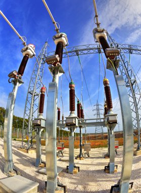 Yüksek gerilim Şalt elektrik alt istasyonlar içinde