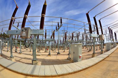 Yüksek gerilim Şalt elektrik alt istasyonlar içinde