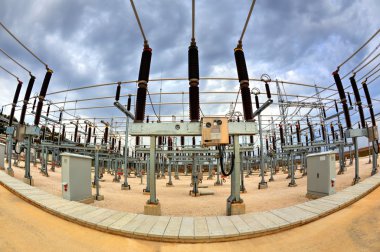 Yüksek gerilim Şalt elektrik alt istasyonlar içinde