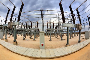 Yüksek gerilim Şalt elektrik alt istasyonlar içinde