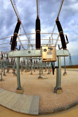 Yüksek gerilim Şalt elektrik alt istasyonlar içinde