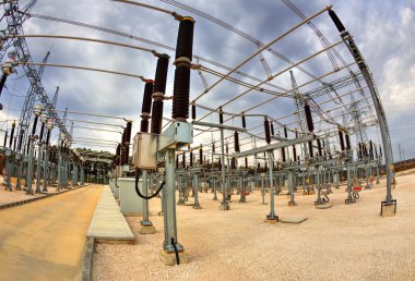 Yüksek gerilim Şalt elektrik alt istasyonlar içinde