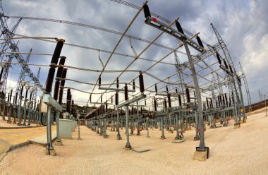 Yüksek gerilim Şalt elektrik alt istasyonlar içinde