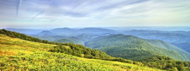 Yaz dağının güzel manzarası