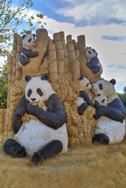 BURGAS, BULGARIA - OCTOBER 04: Sand sculpture in Burgas Sand Sculptures Festival on OCTOBER 04, 2015 in Burgas, Bulgaria