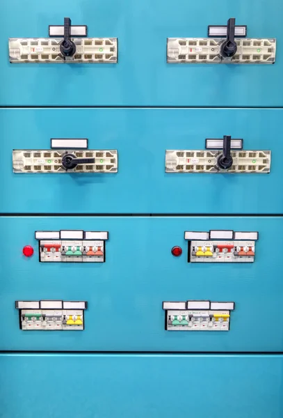 Panel de control de fuente de alimentación industrial — Foto de Stock