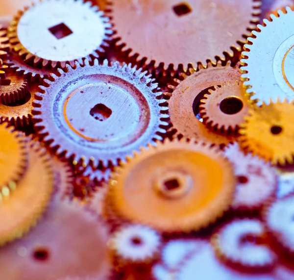 Time watches gears — Stock Photo, Image