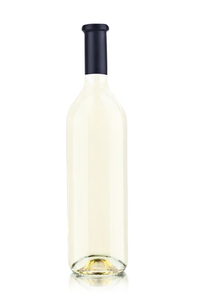 One of white wine bottle — Stock Photo, Image