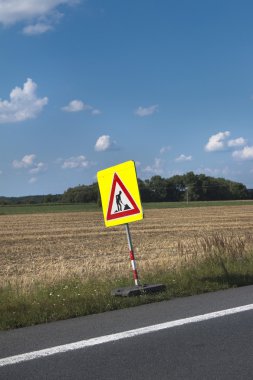 yol trafik işaret eser onarım ile