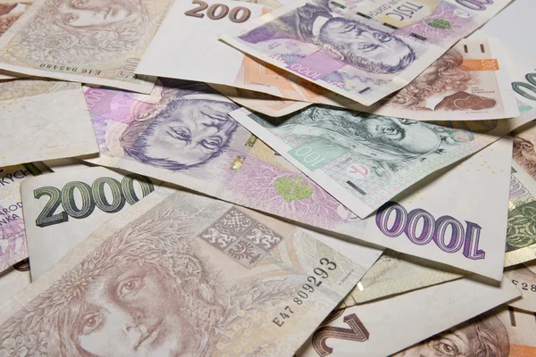 Czech money — Stock Photo, Image