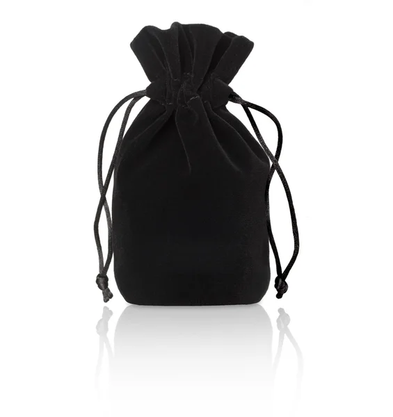 Hazine takı veya paralar için siyah çantası