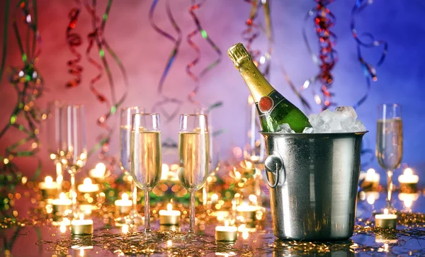 Mutlu yeni yıl natürmort tablo