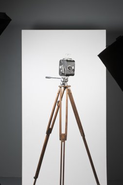 Eski bir film kamera 35 mm