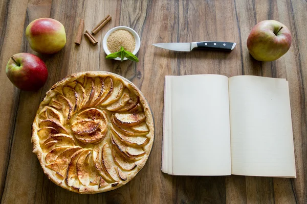 Apfelkuchen — Stockfoto