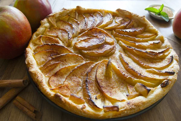 Tarte aux pommes — Photo