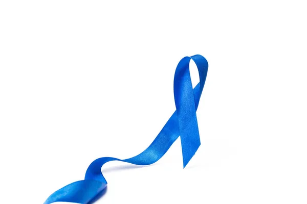 Hombres Cancerosos Conocimiento Salud Los Hombres Noviembre Con Cinta Azul —  Fotos de Stock