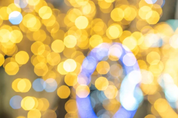 Luci Bokeh Dorate Astratto Glitter Festivo Sfondo Sfocatura Natale Capodanno — Foto Stock