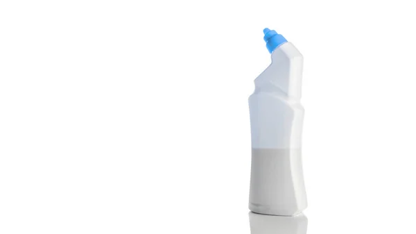 Bottiglia Pompa Contenitore Igienizzante Vuoto Cosmetici Minerali Shampoo Sapone Isolato — Foto Stock