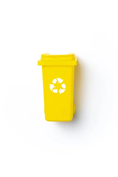 Müll Sortieren Behälter Für Die Entsorgung Von Müll Und Schonen — Stockfoto