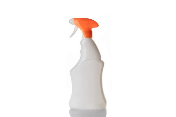 Plastic Fles Heldere Water Shampoo Blanco Dop Geïsoleerd Wit Minerale — Stockfoto