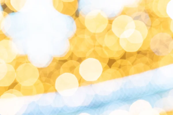Χρυσό Φως Θολώνει Αφηρημένη Εορταστική Glitter Bokeh Φόντο Μαλακό Κίτρινο — Φωτογραφία Αρχείου